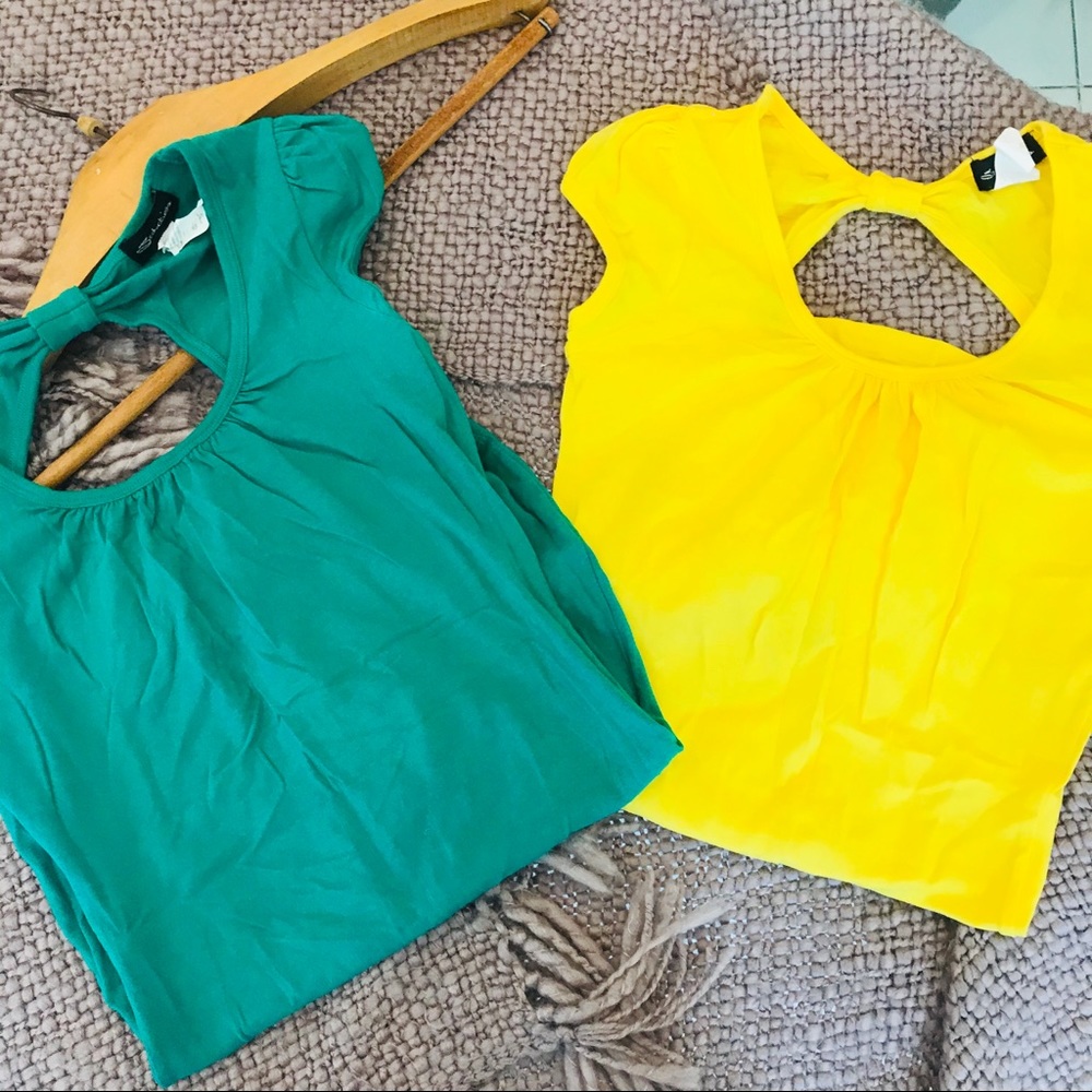 NEW Set of 2 Cap Sleeve T-Shirts